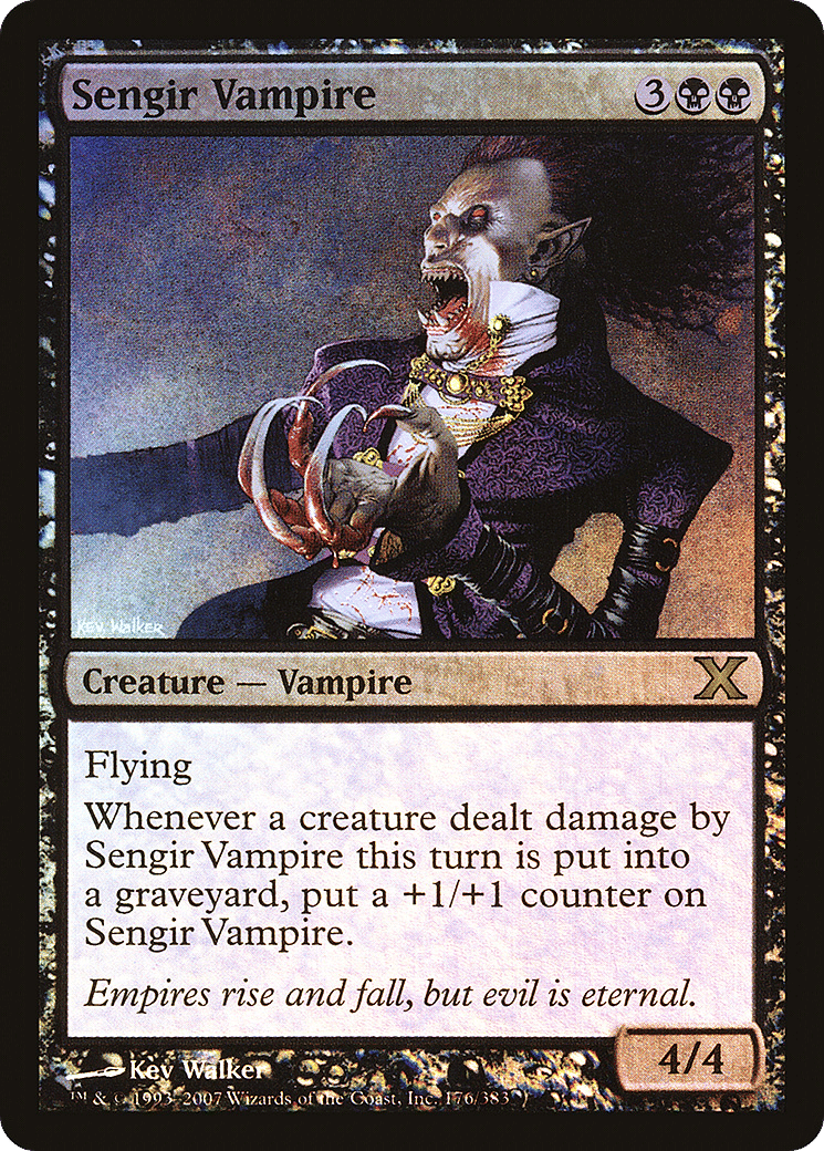 Sengir Vampire — Tenth Edition — Magic: The Gathering