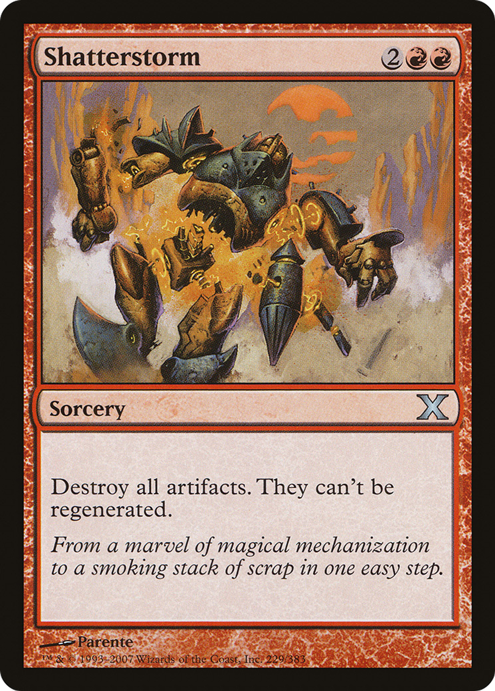 Shatterstorm — Tenth Edition — Magic: The Gathering