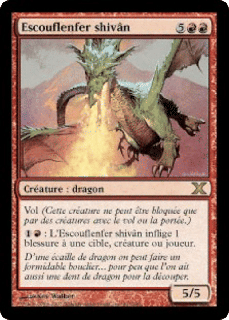 Escouflenfer shivân — Tenth Edition — Magic: The Gathering