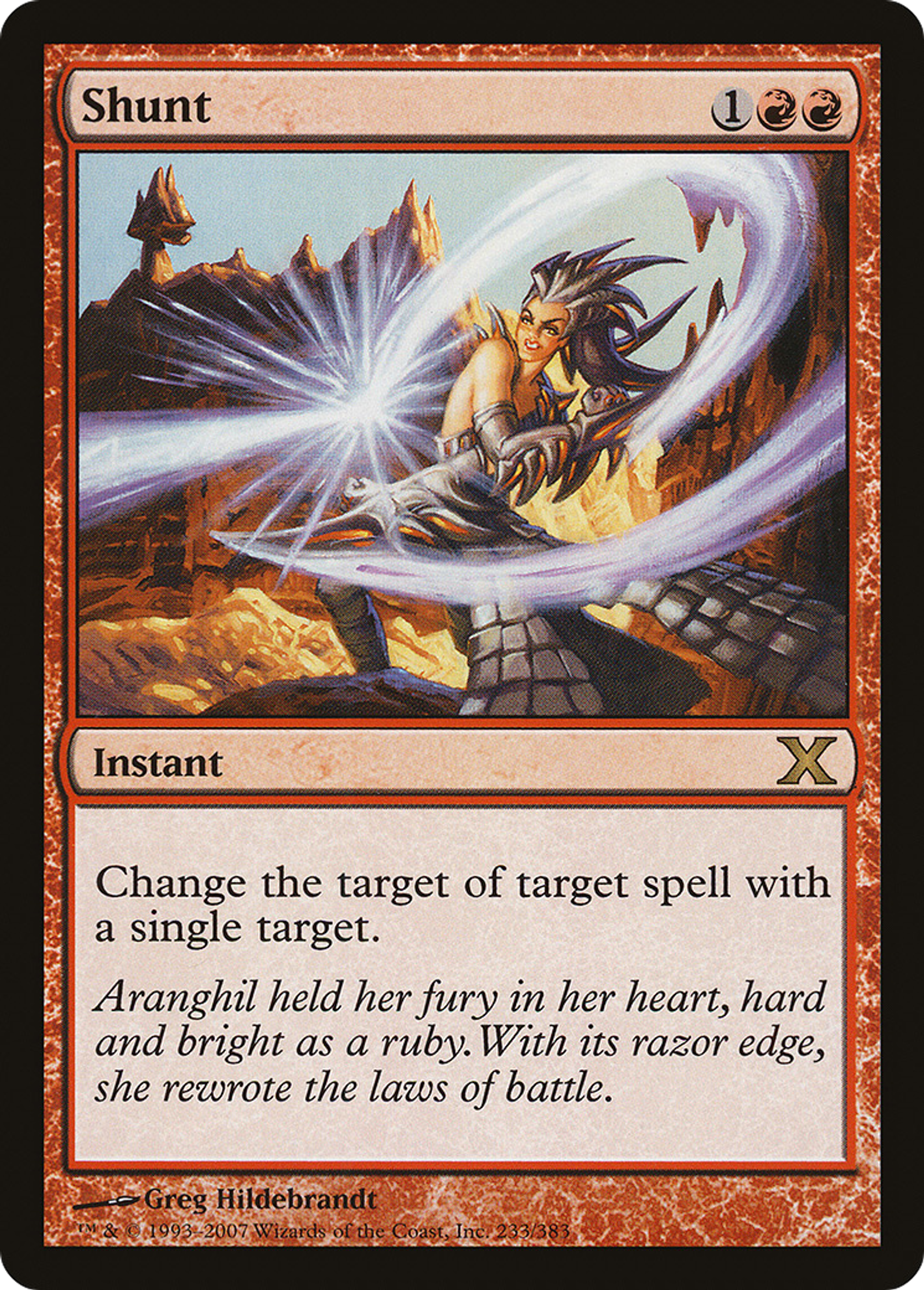 Shunt — Tenth Edition — Magic: The Gathering