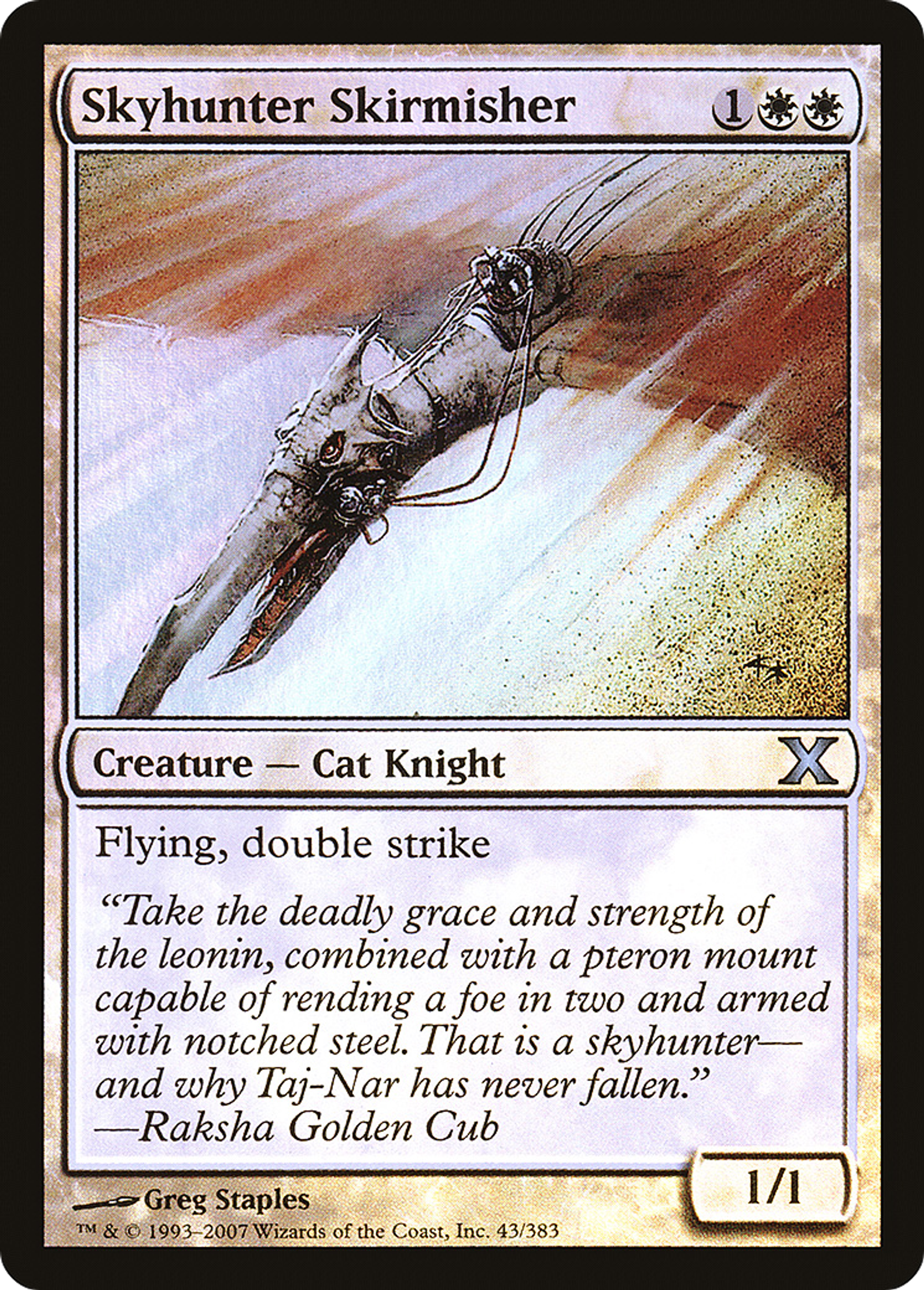 Skyhunter Skirmisher — Tenth Edition — Magic: The Gathering