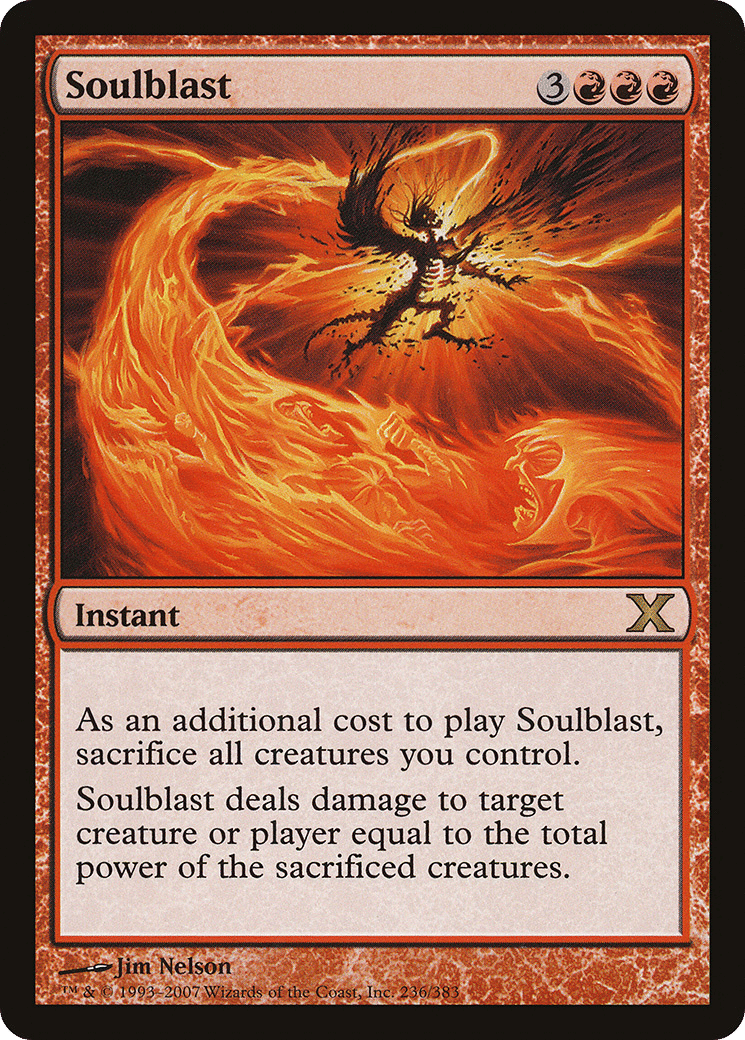Soulblast — Tenth Edition — Magic: The Gathering