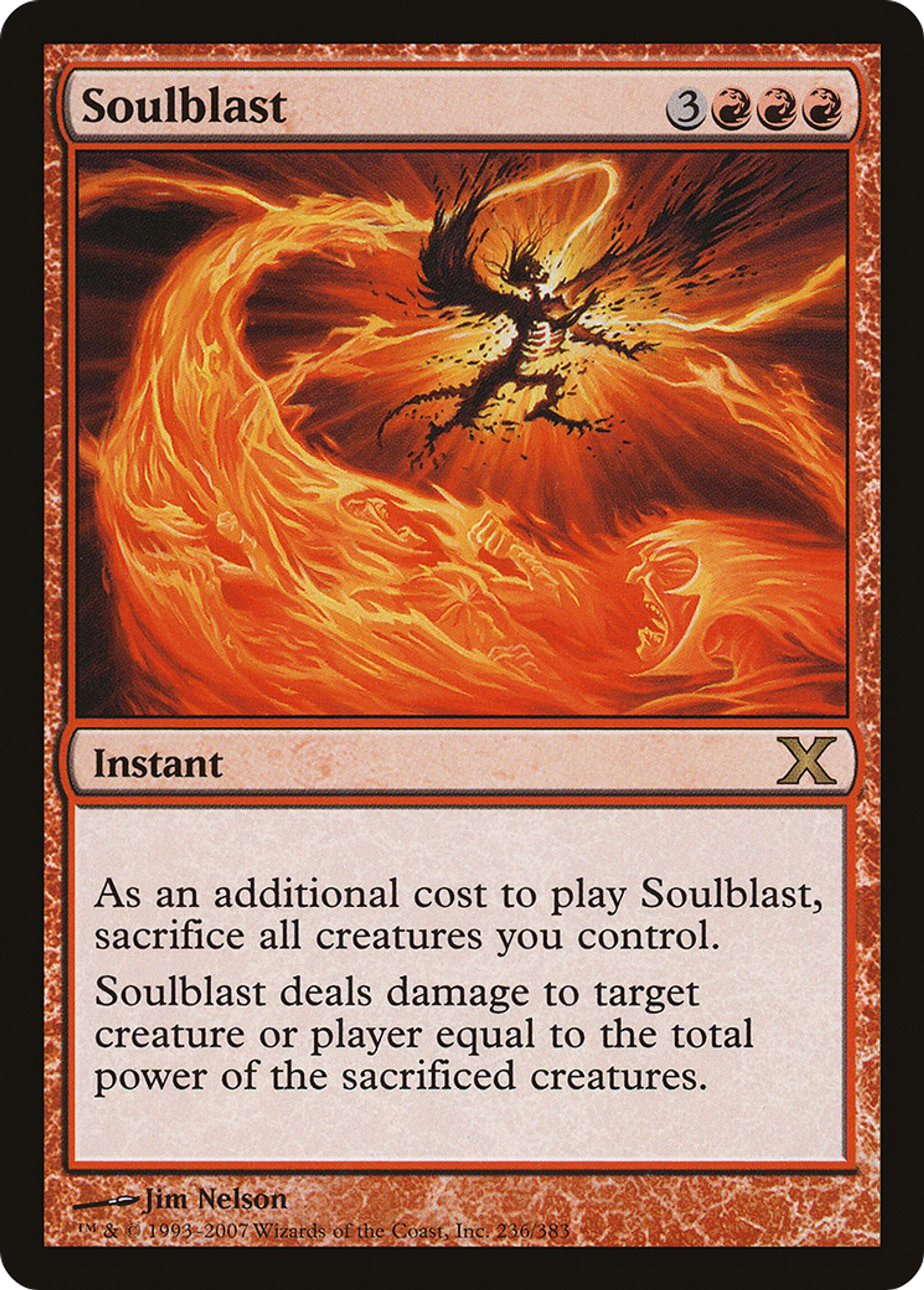 Soulblast — Tenth Edition — Magic: The Gathering