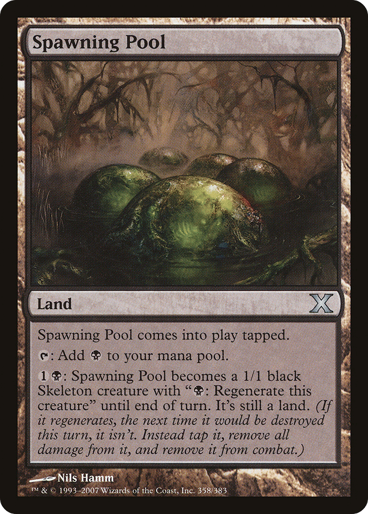 Spawning Pool — Tenth Edition — Magic: The Gathering