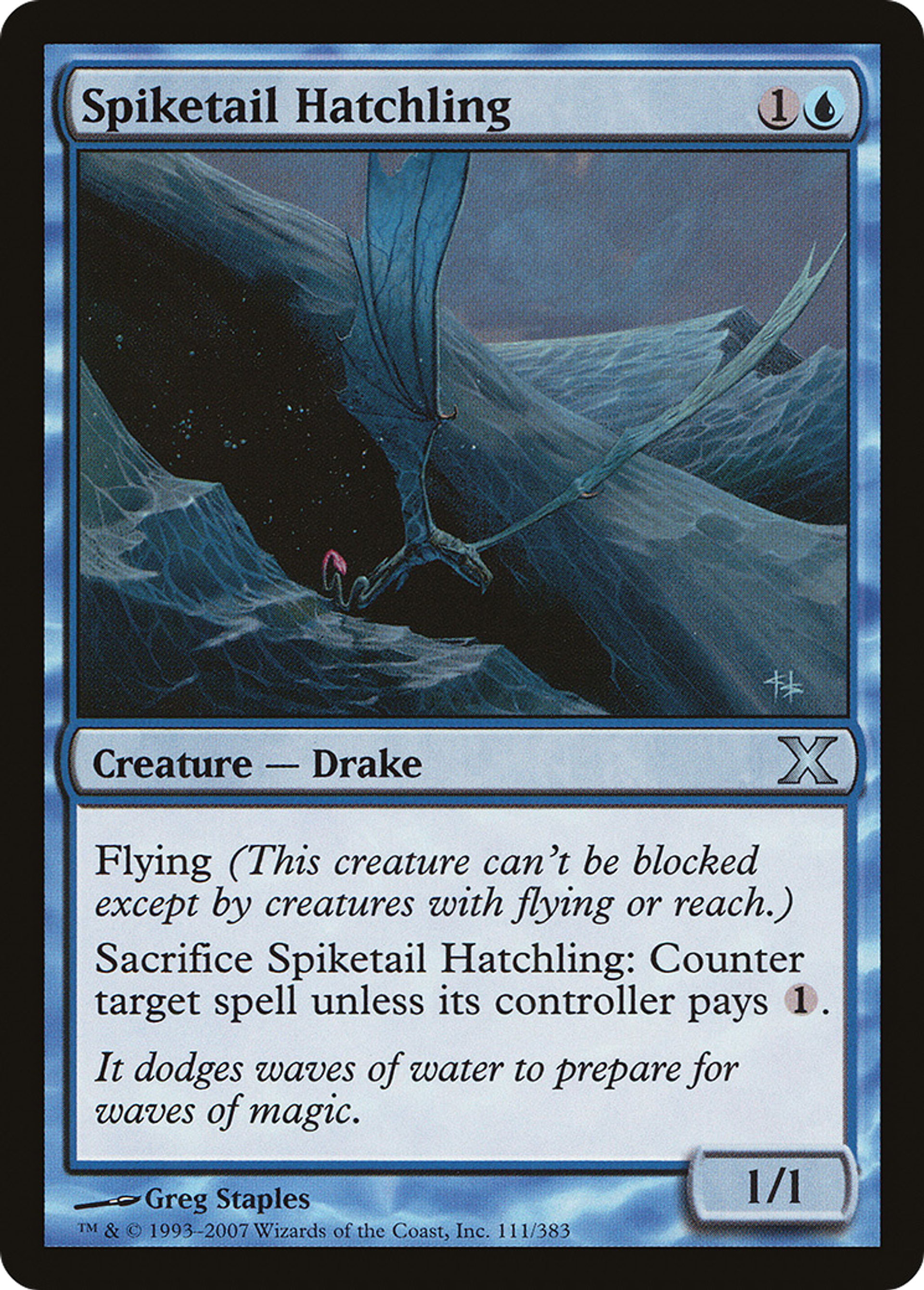 Spiketail Hatchling — Tenth Edition — Magic: The Gathering