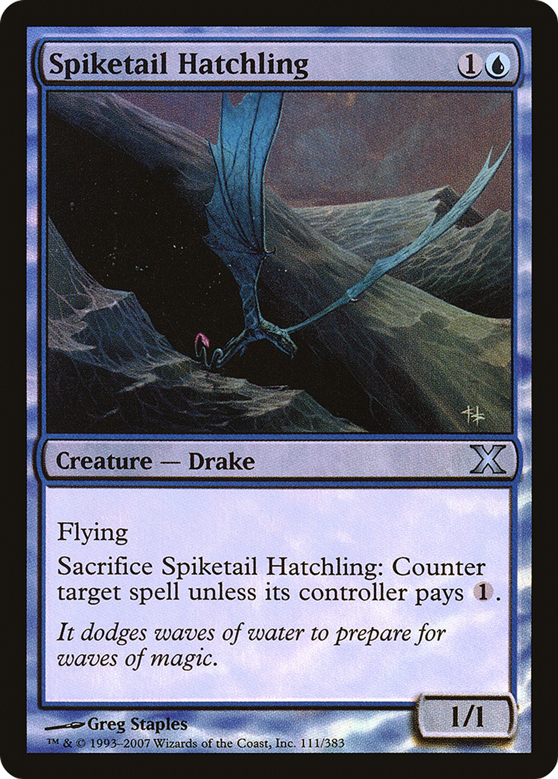 Spiketail Hatchling — Tenth Edition — Magic: The Gathering