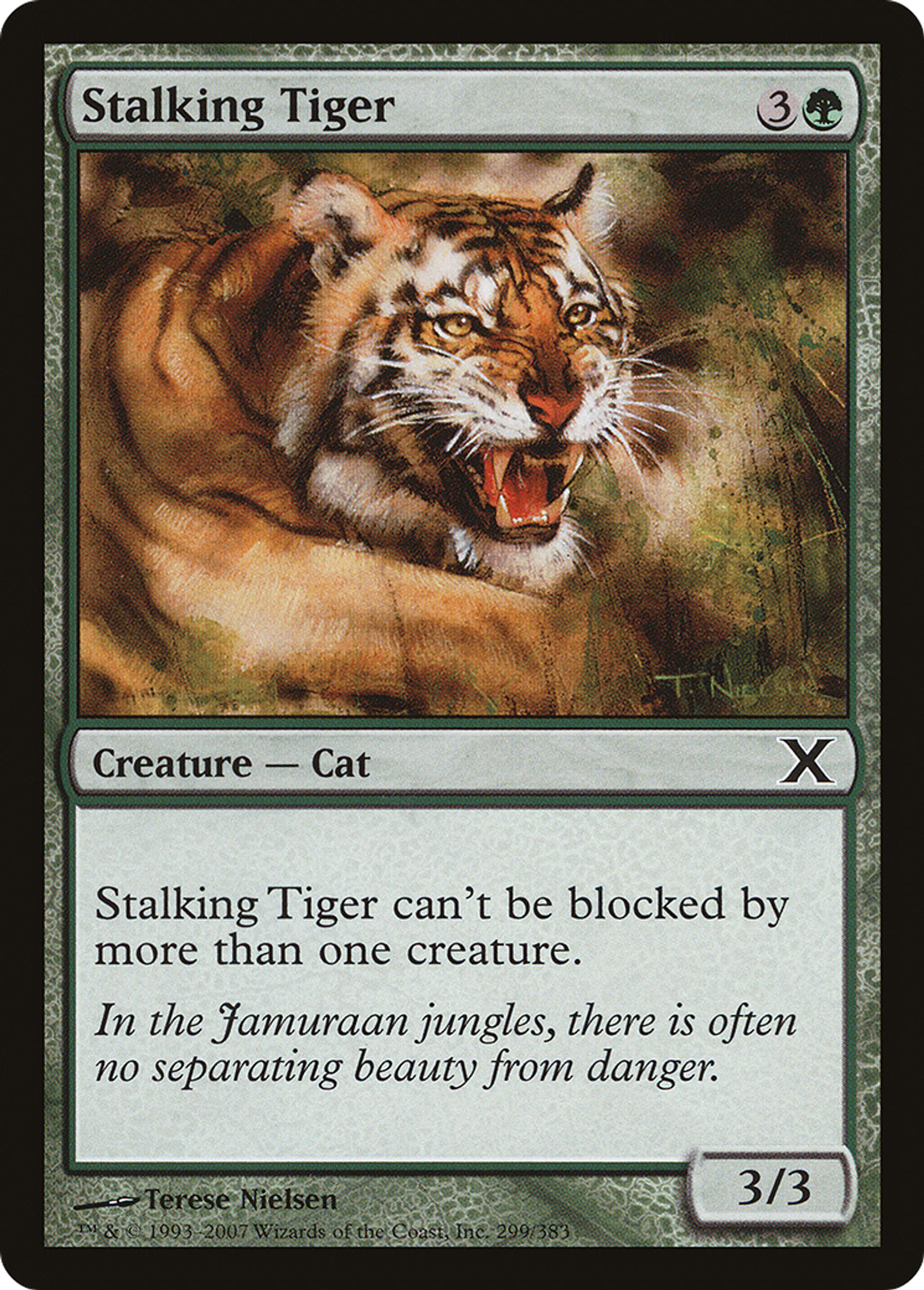 Stalking Tiger — Tenth Edition — Magic: The Gathering
