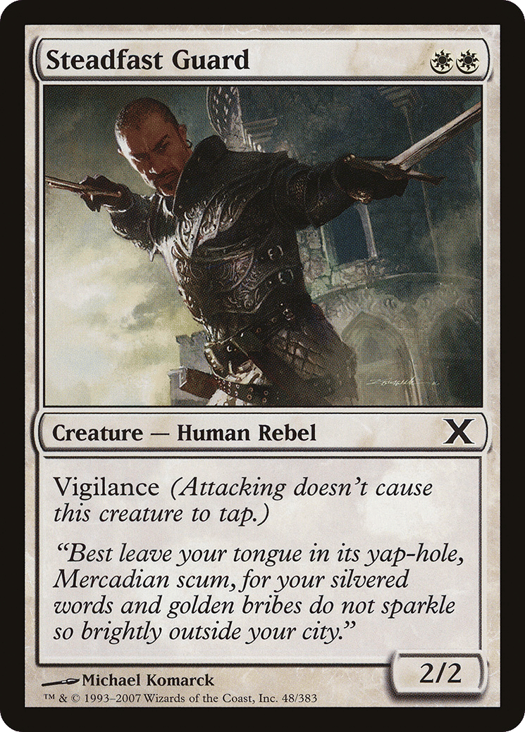 Steadfast Guard — Tenth Edition — Magic: The Gathering