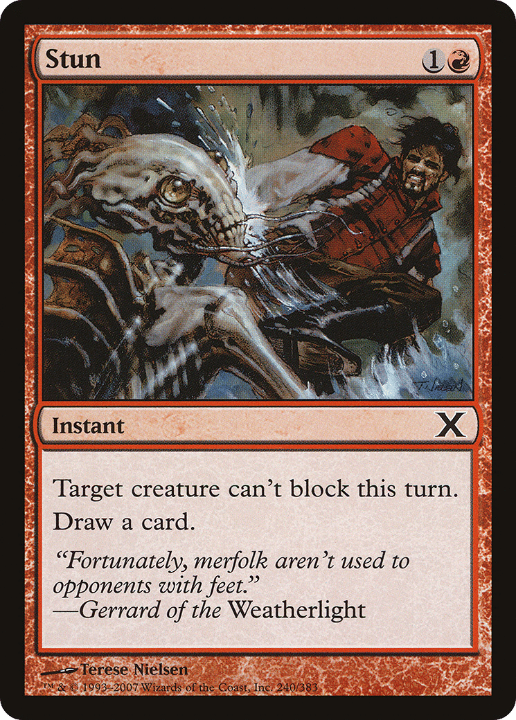 Stun — Tenth Edition — Magic: The Gathering