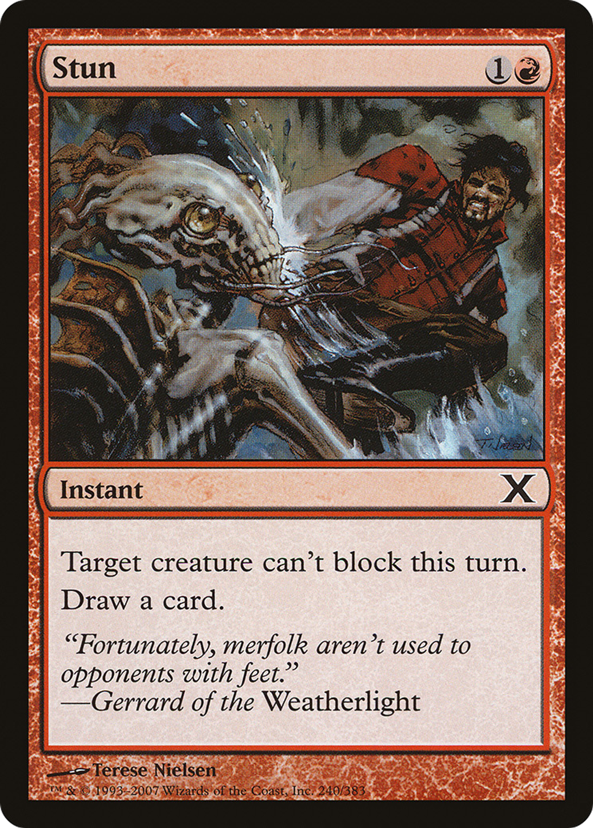 Stun — Tenth Edition — Magic: The Gathering