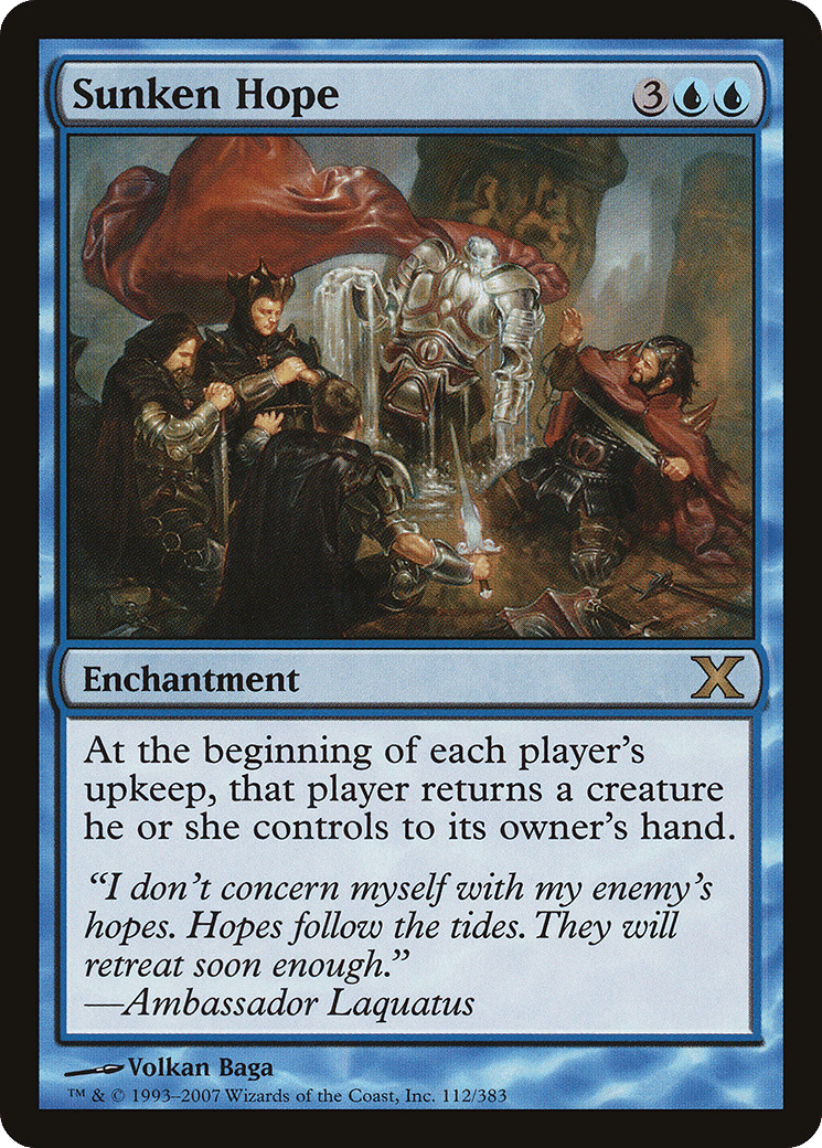 Sunken Hope — Tenth Edition — Magic: The Gathering