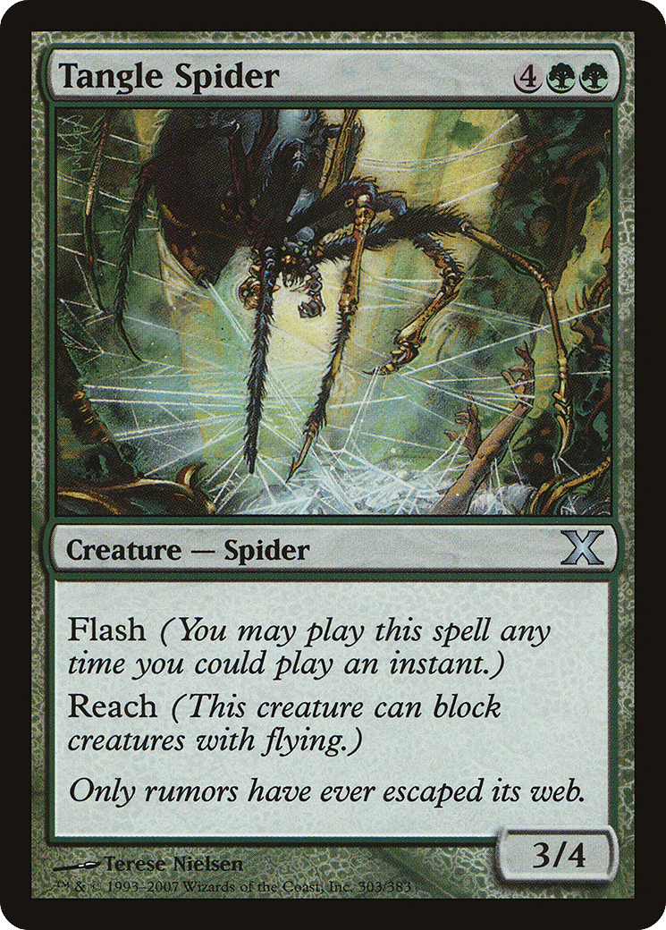 Tangle Spider — Tenth Edition — Magic: The Gathering