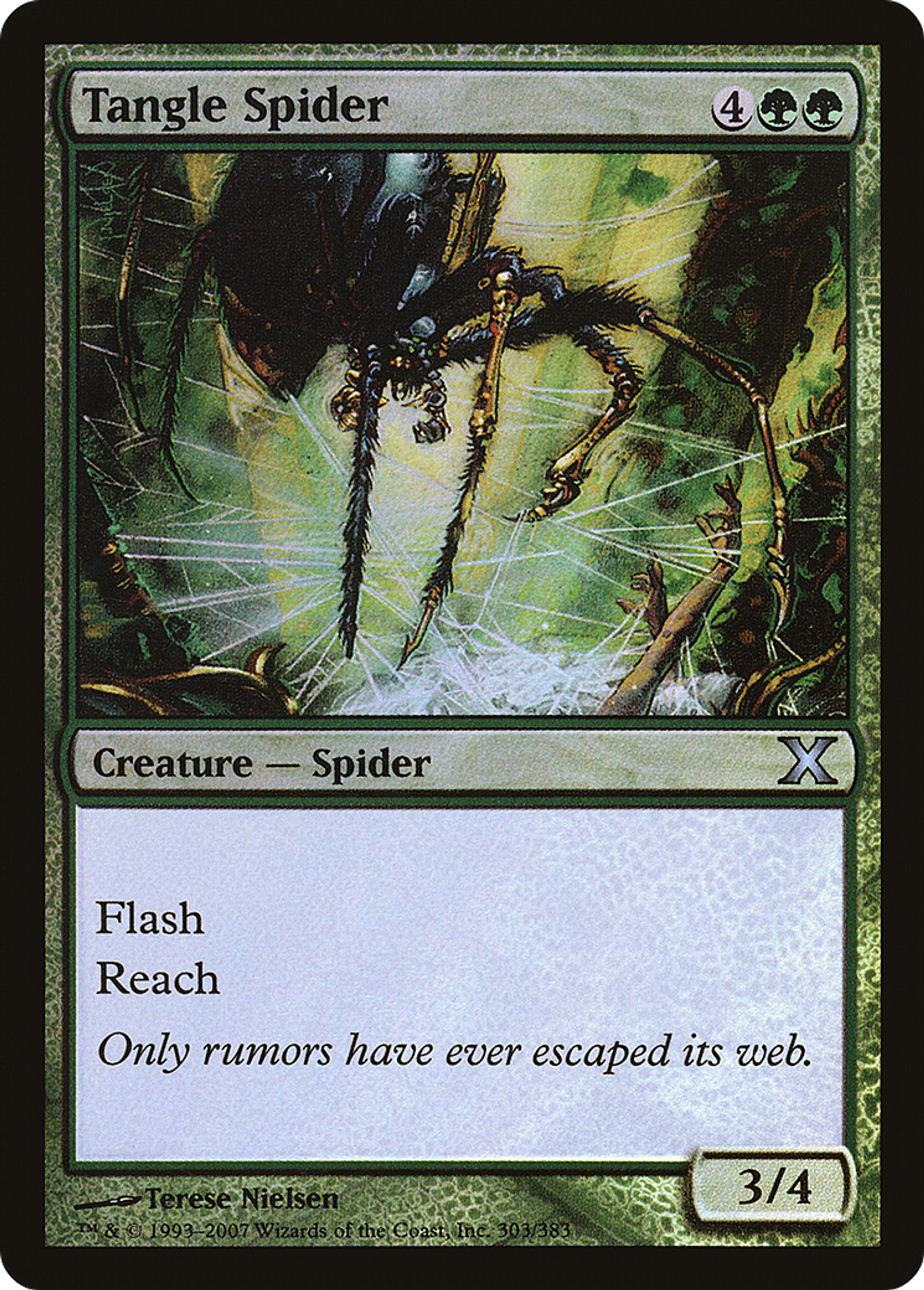 Tangle Spider — Tenth Edition — Magic: The Gathering