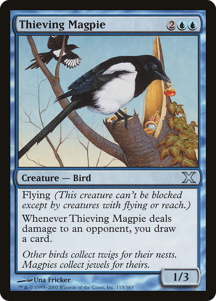 Thieving Magpie — Tenth Edition — Magic: The Gathering