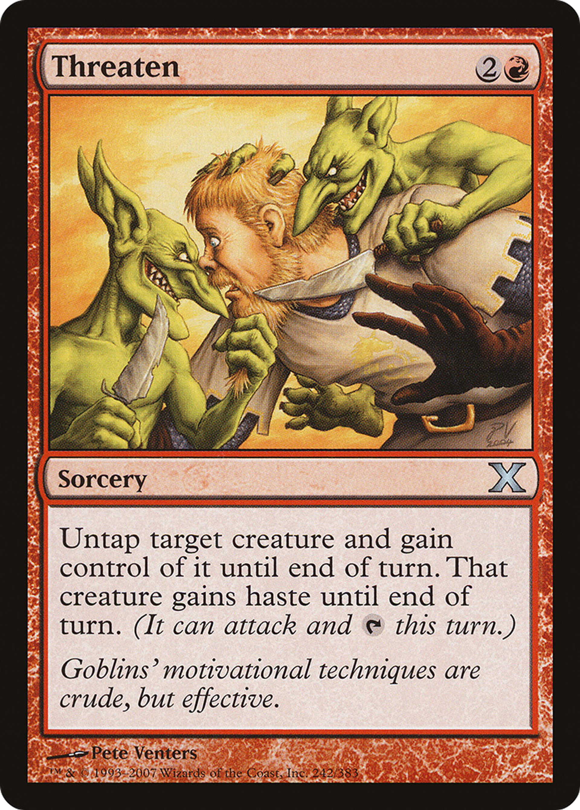 Threaten — Tenth Edition — Magic: The Gathering