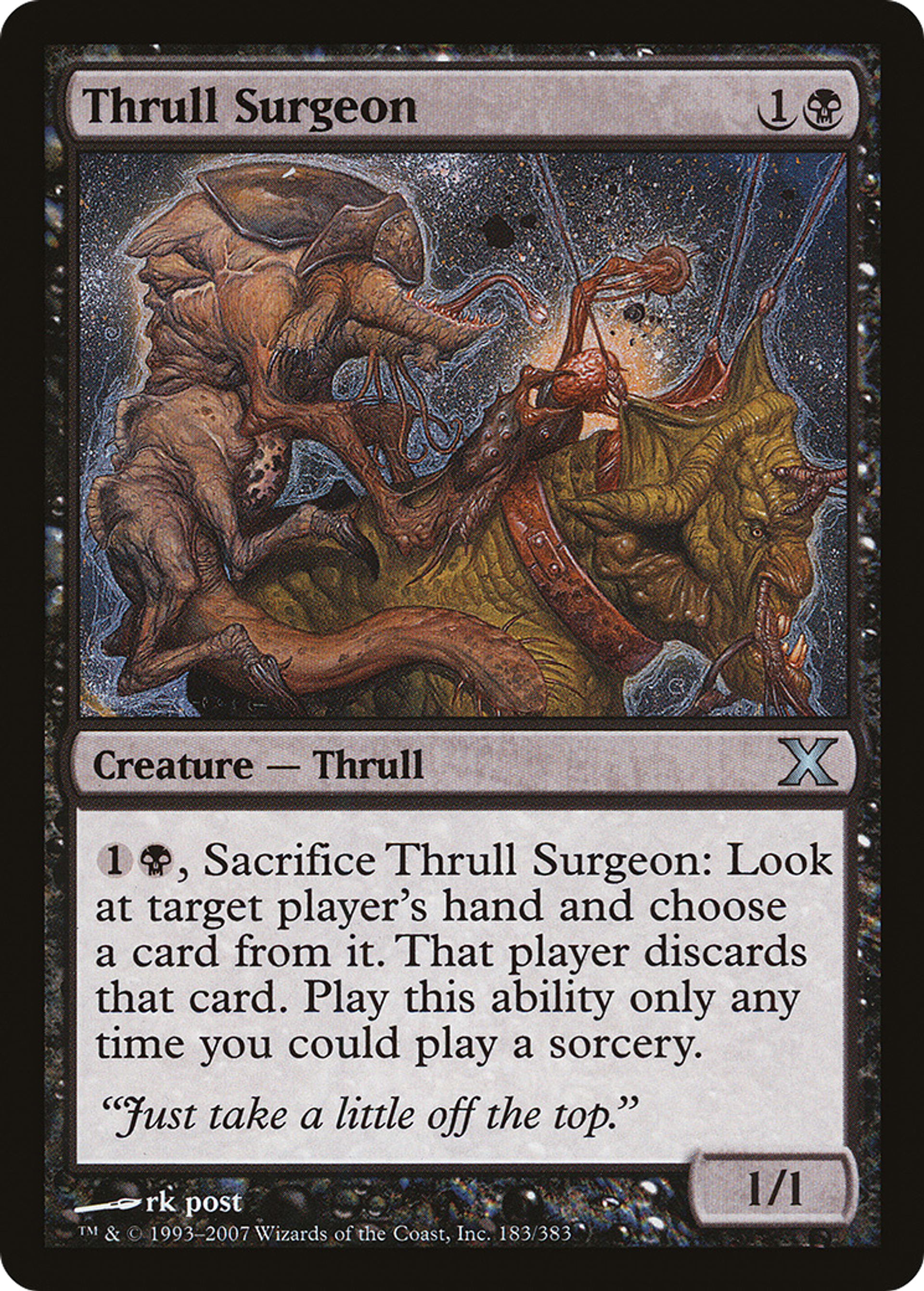 Thrull Surgeon — Tenth Edition — Magic: The Gathering