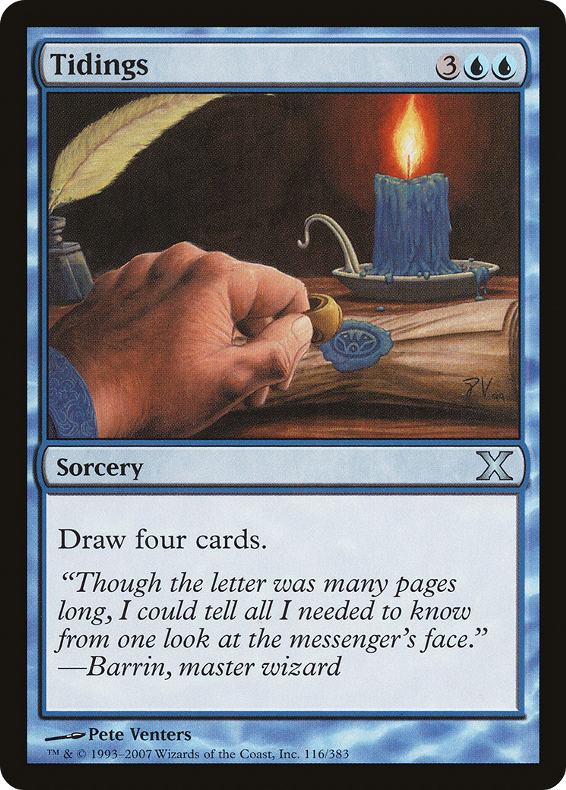 Tidings — Tenth Edition — Magic: The Gathering