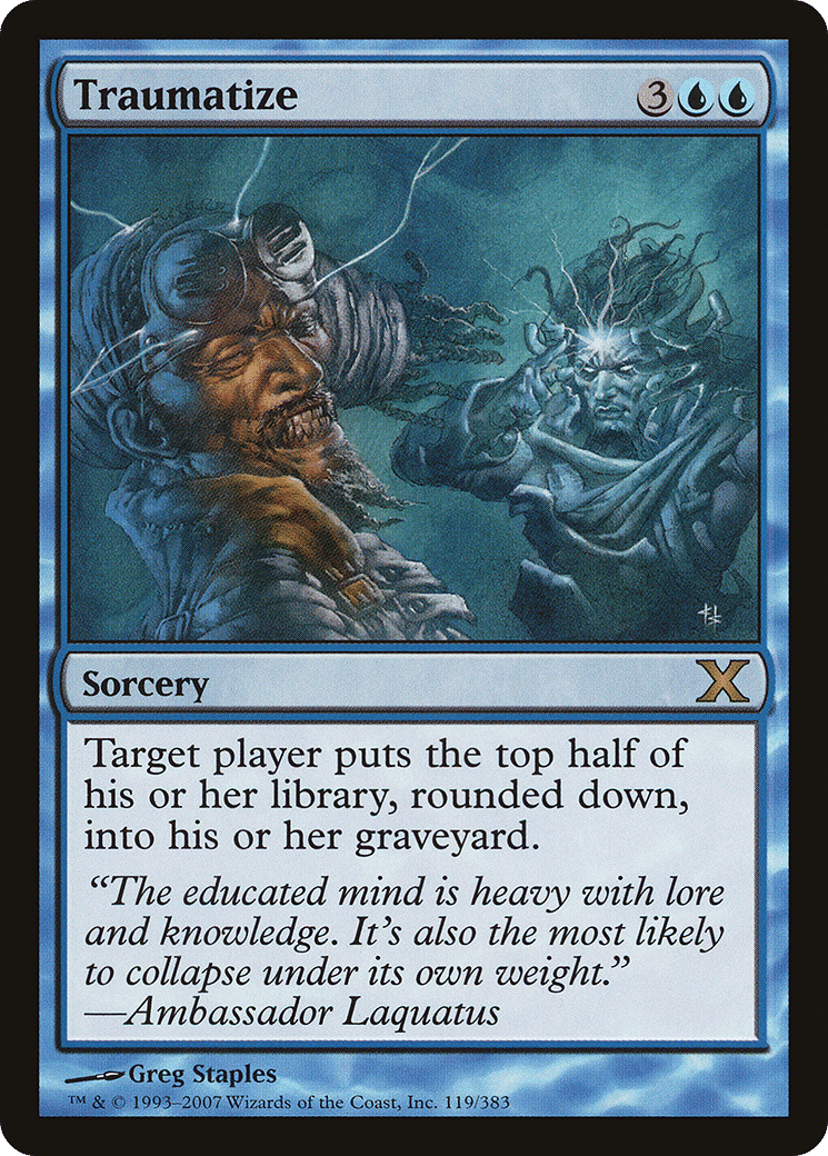 Traumatize — Tenth Edition — Magic: The Gathering