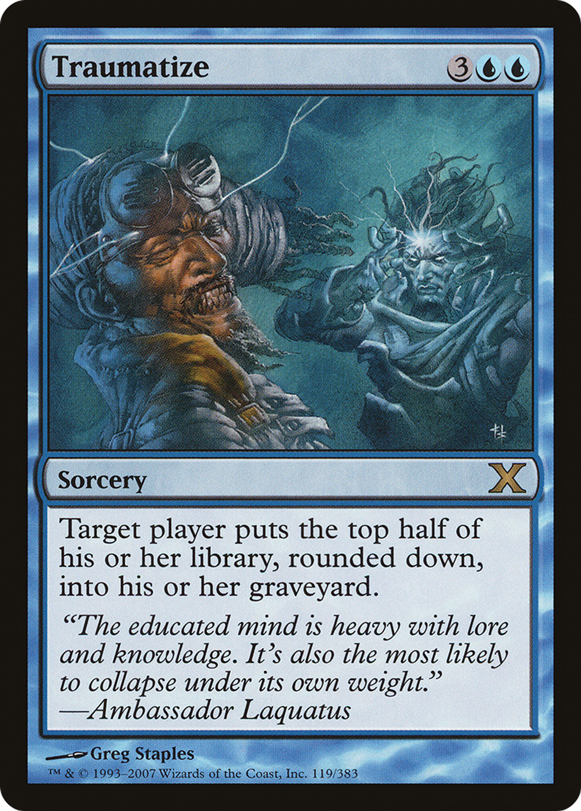 Traumatize — Tenth Edition — Magic: The Gathering