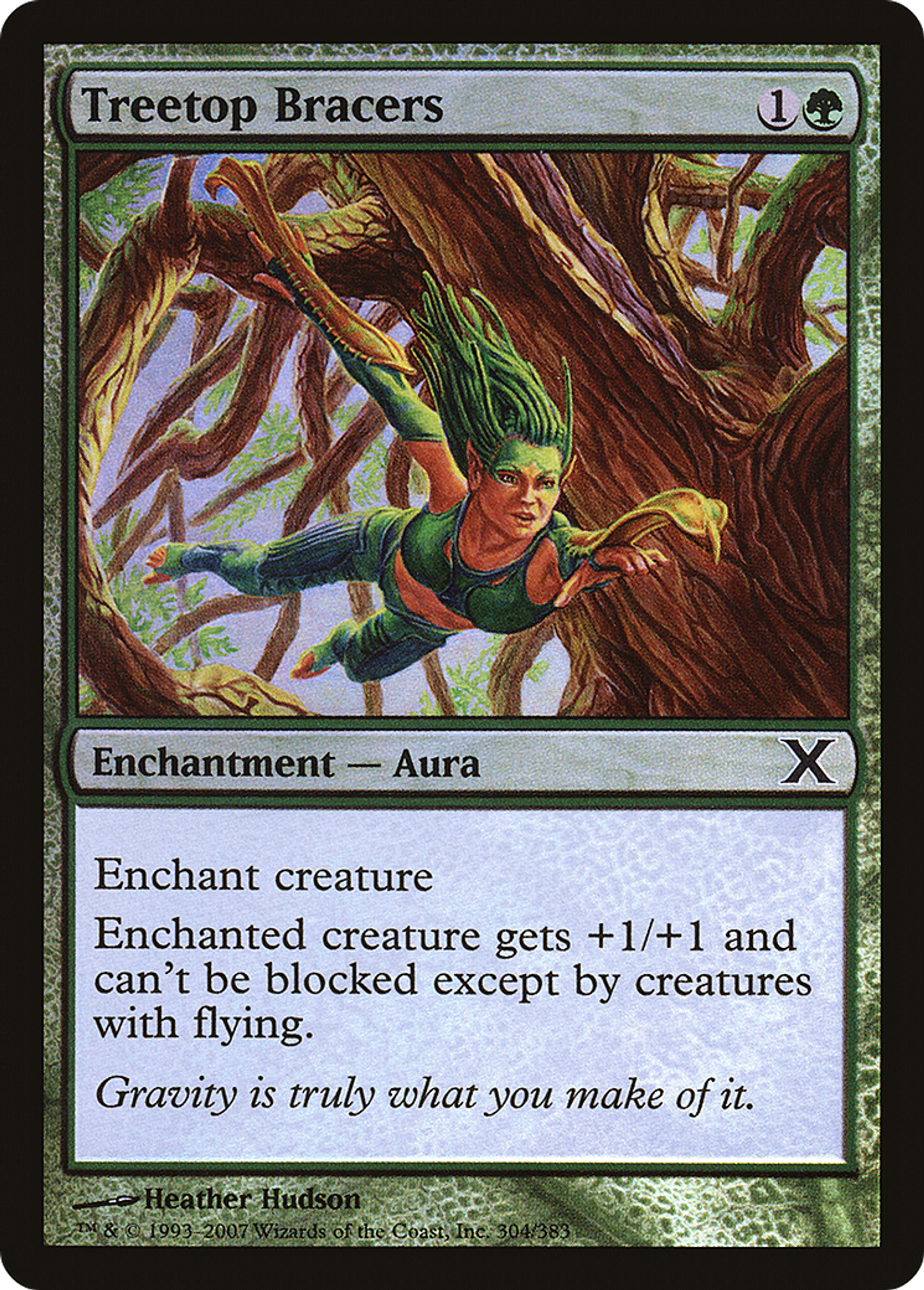 Treetop Bracers — Tenth Edition — Magic: The Gathering