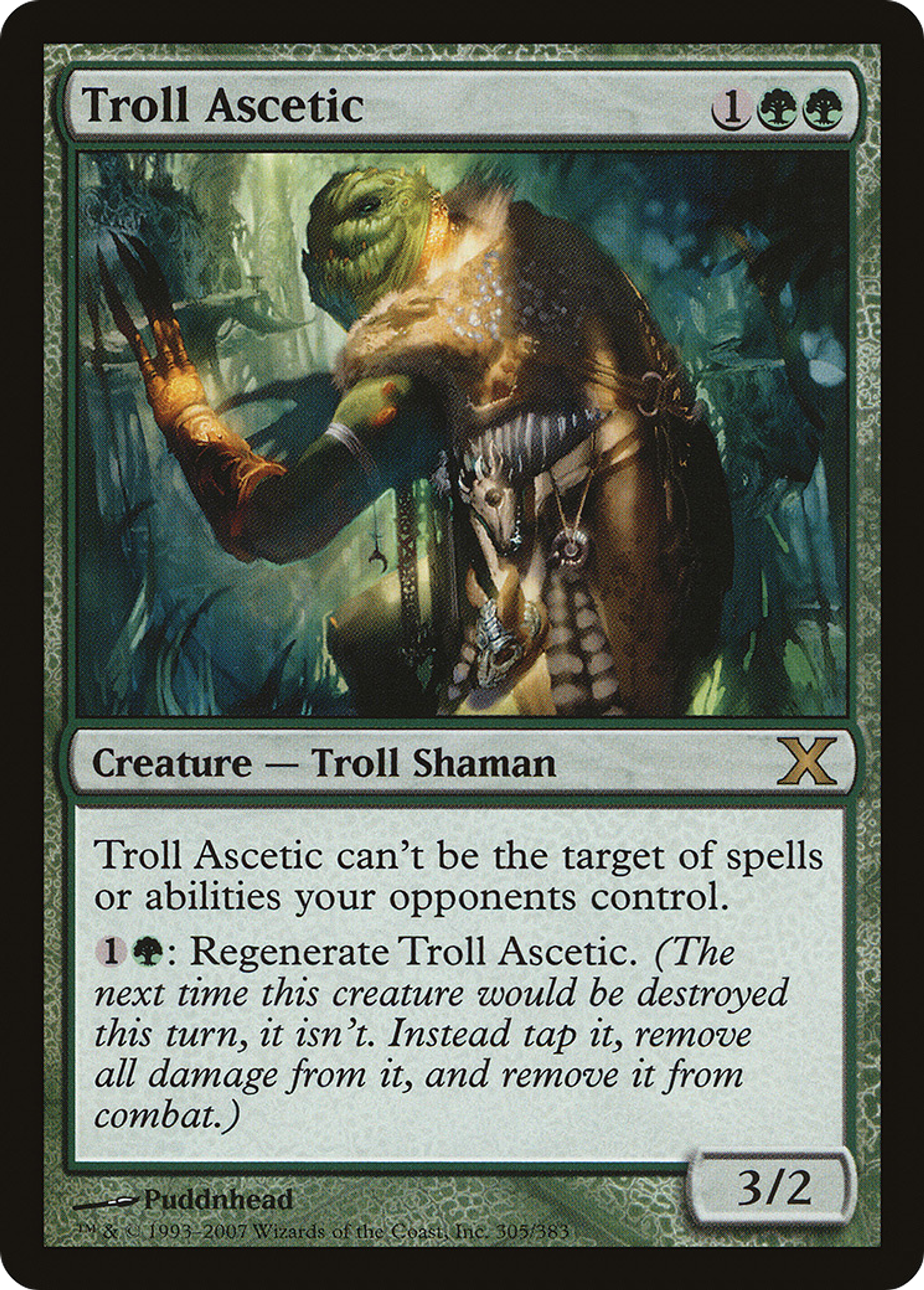 Troll Ascetic — Tenth Edition — Magic: The Gathering
