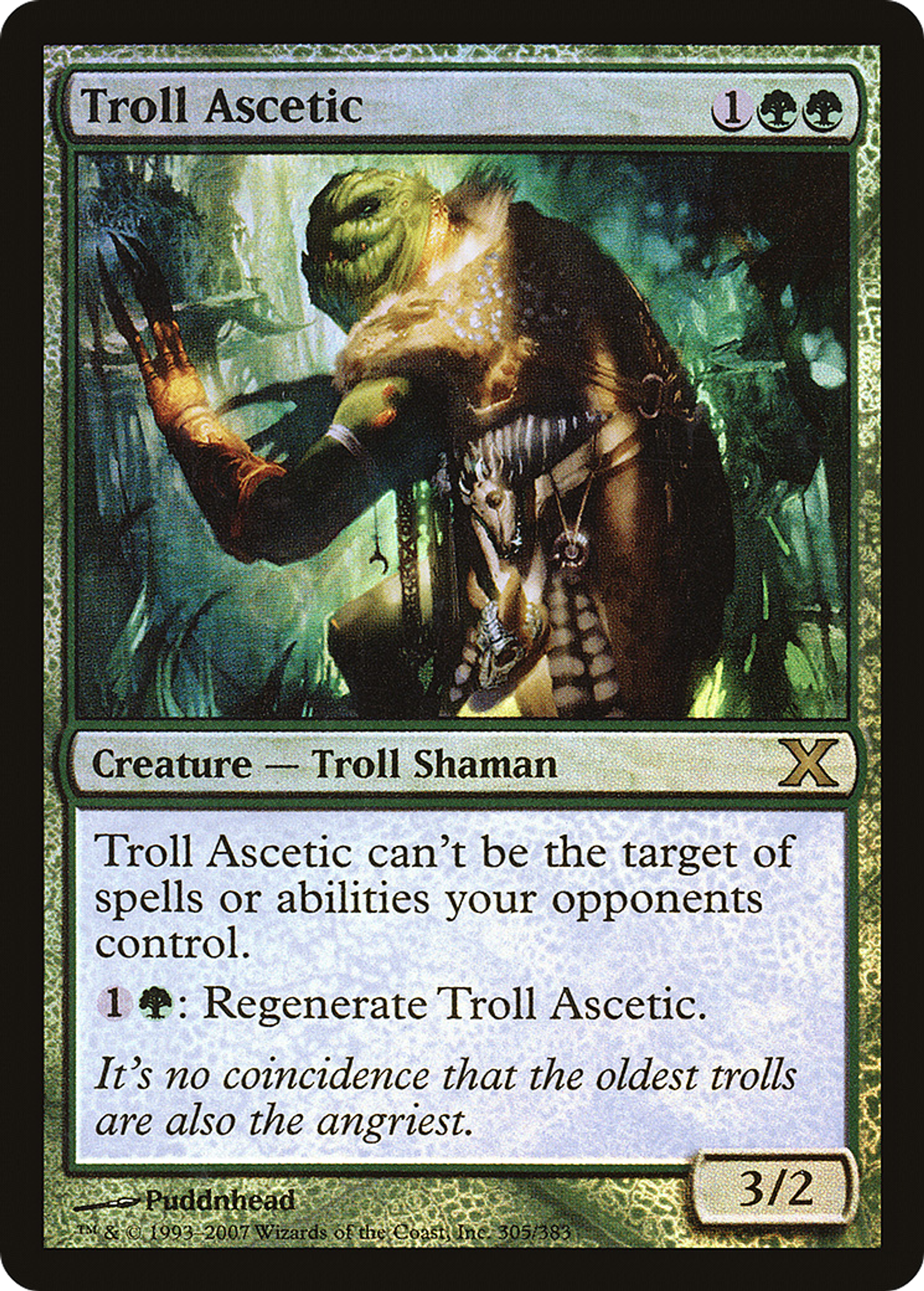 Troll Ascetic — Tenth Edition — Magic: The Gathering