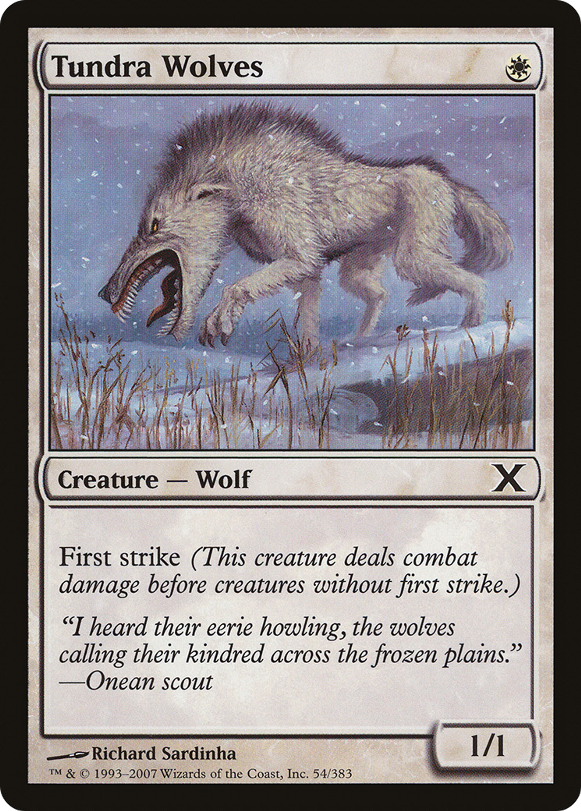 Tundra Wolves — Tenth Edition — Magic: The Gathering