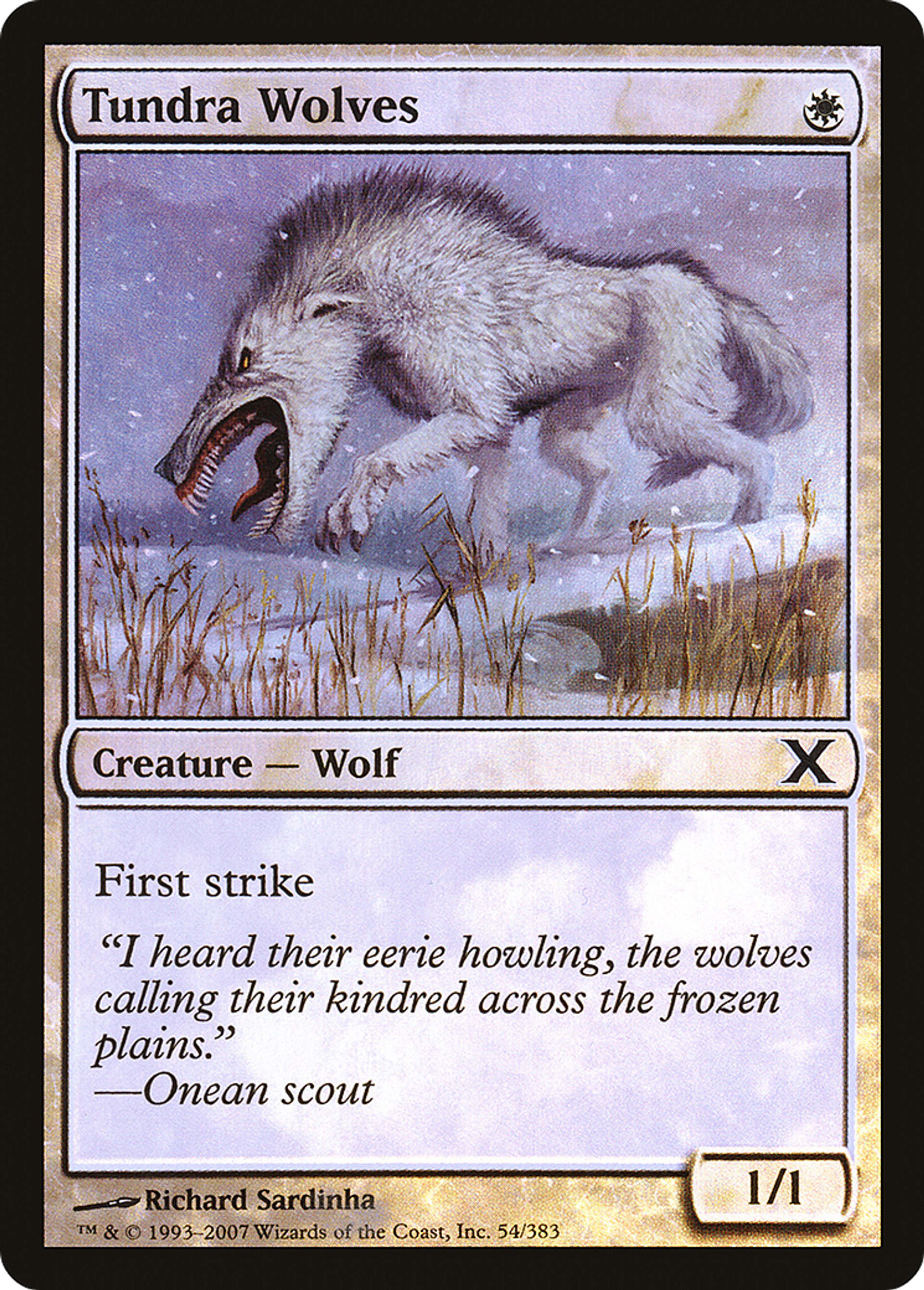 Tundra Wolves — Tenth Edition — Magic: The Gathering