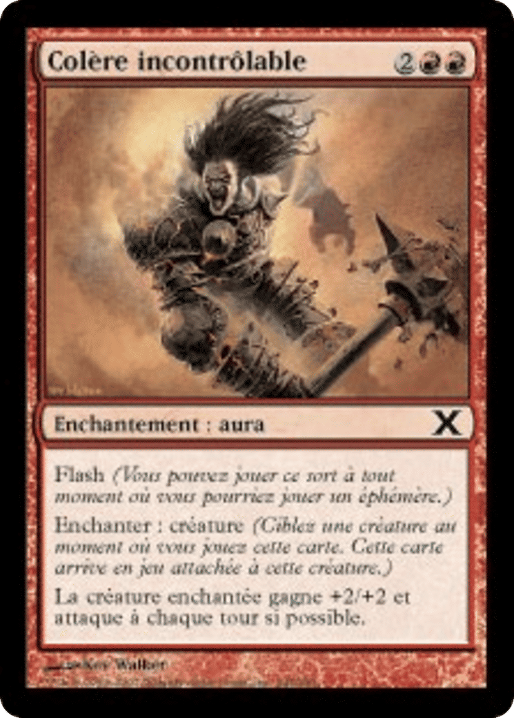 Colère incontrôlable — Tenth Edition — Magic: The Gathering