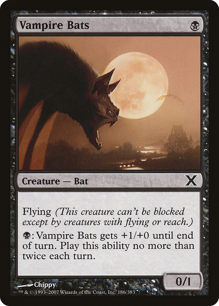 Vampire Bats — Tenth Edition — Magic: The Gathering