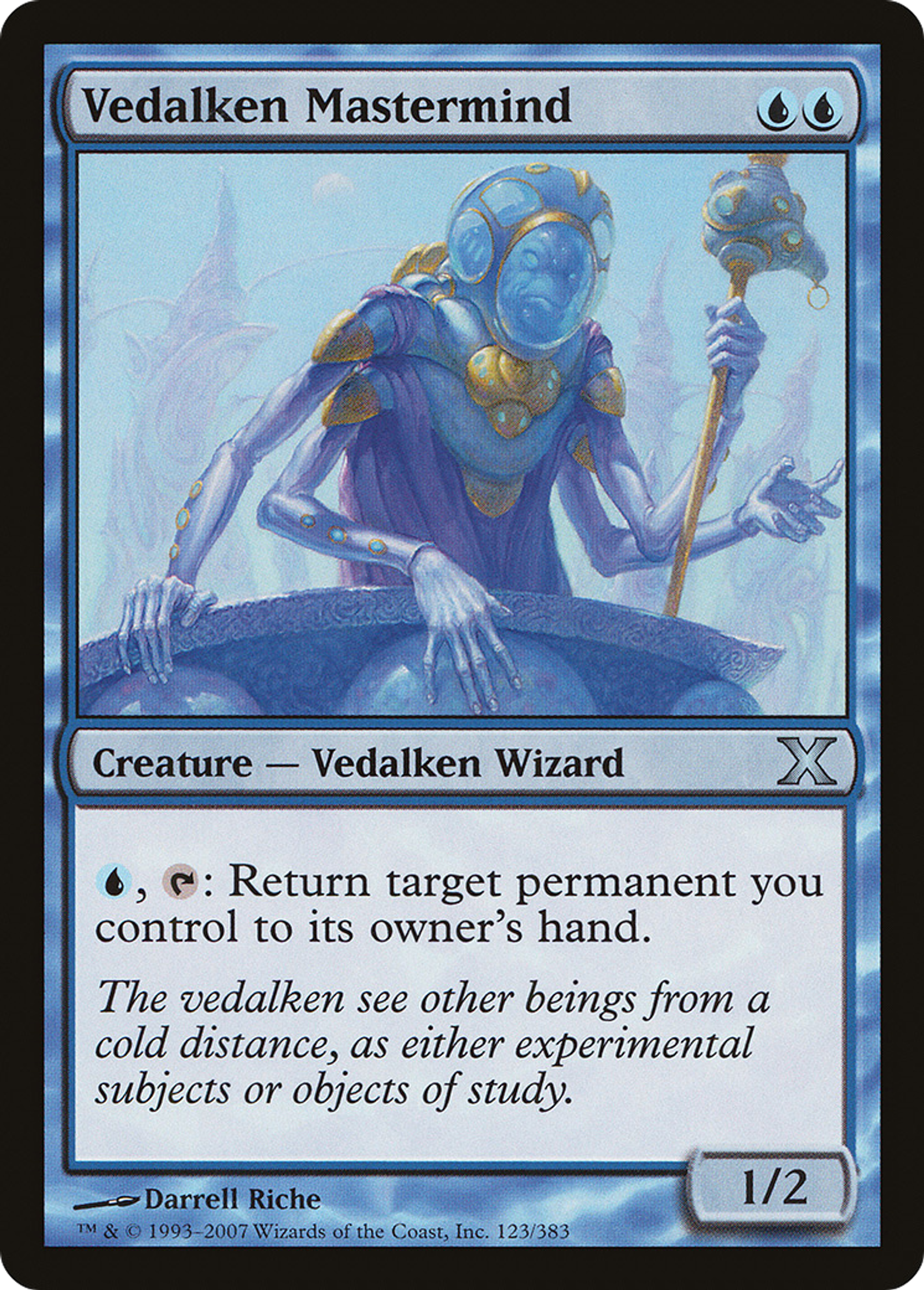 Vedalken Mastermind — Tenth Edition — Magic: The Gathering