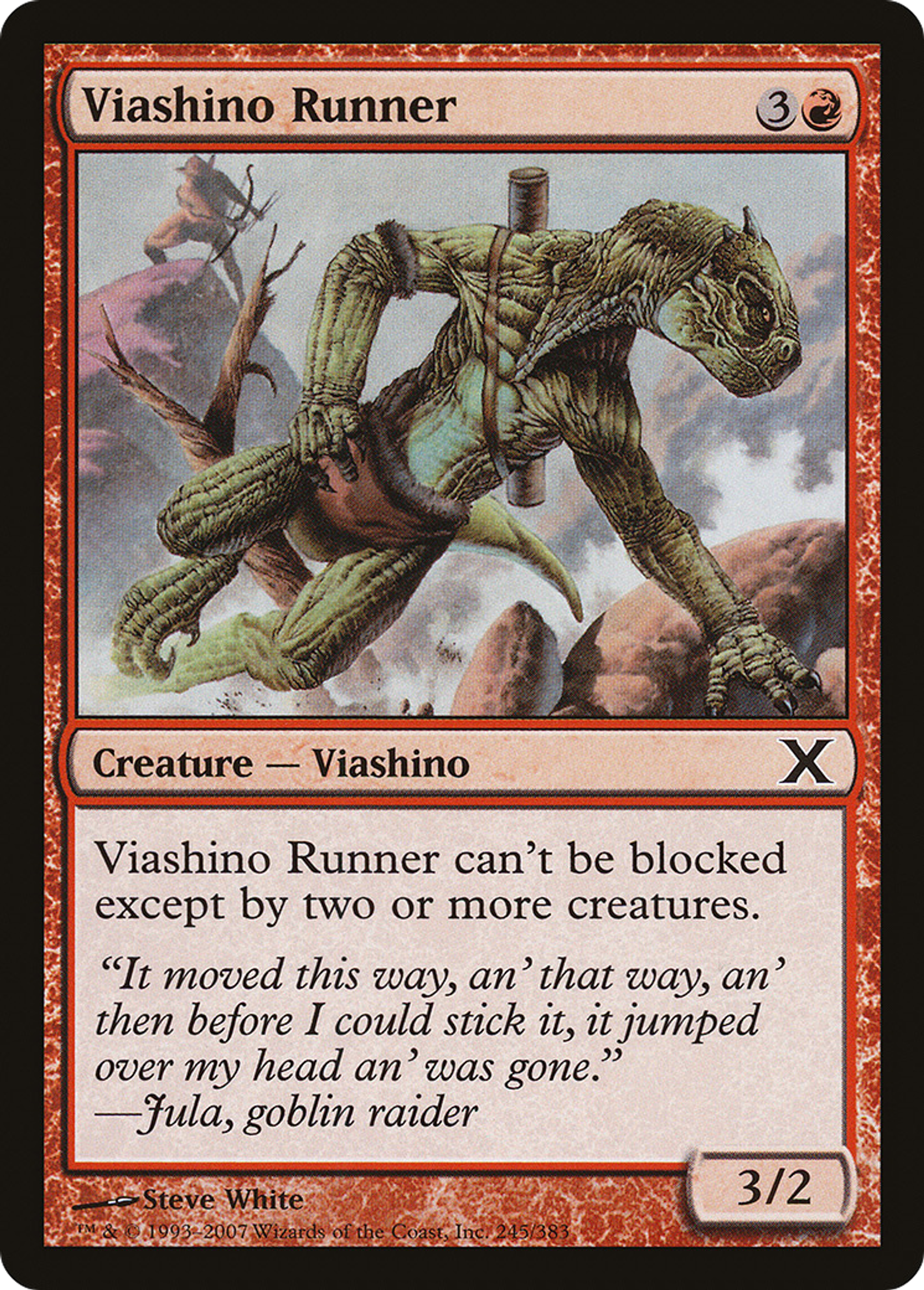 Viashino Runner — Tenth Edition — Magic: The Gathering