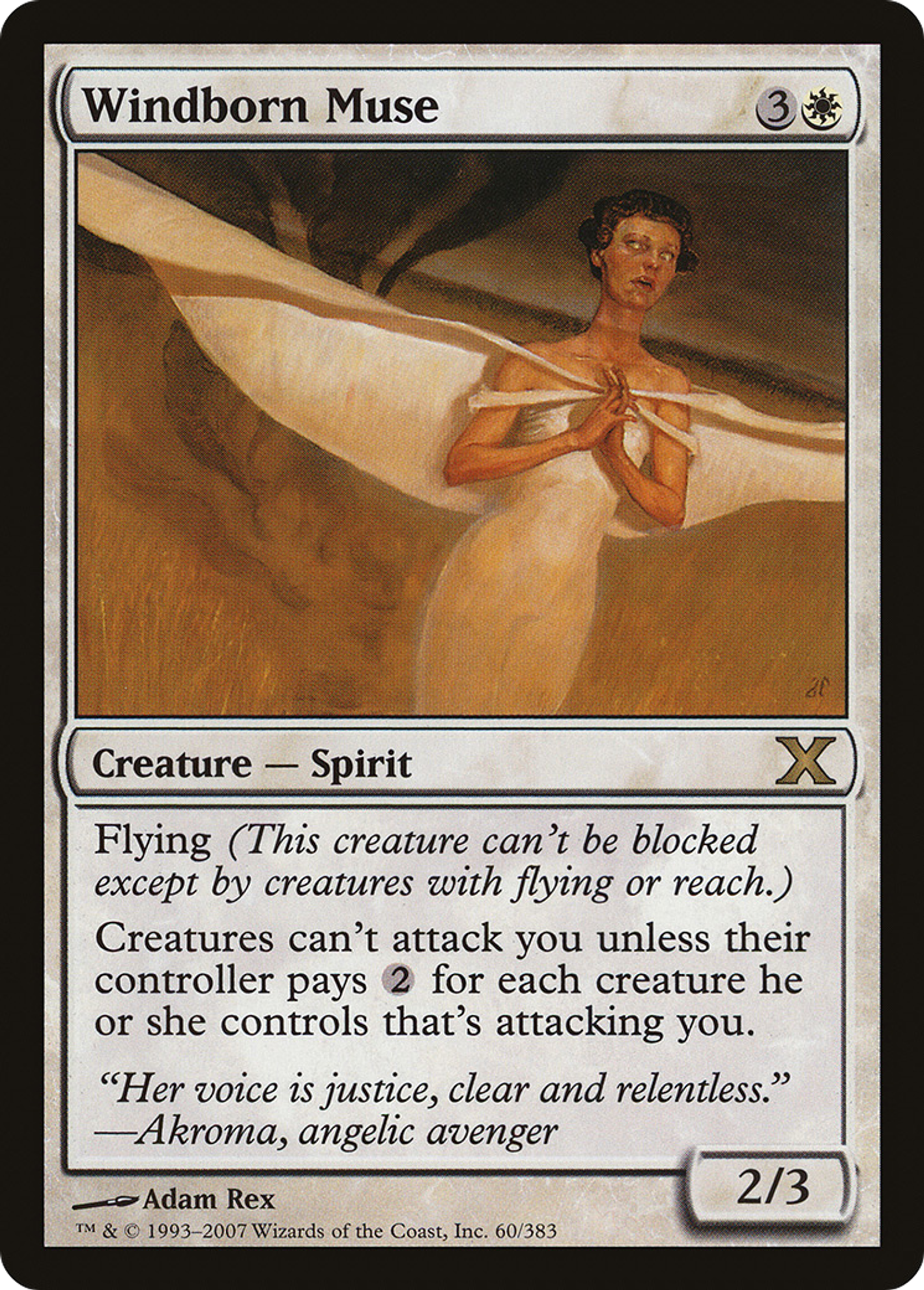 Windborn Muse — Tenth Edition — Magic: The Gathering