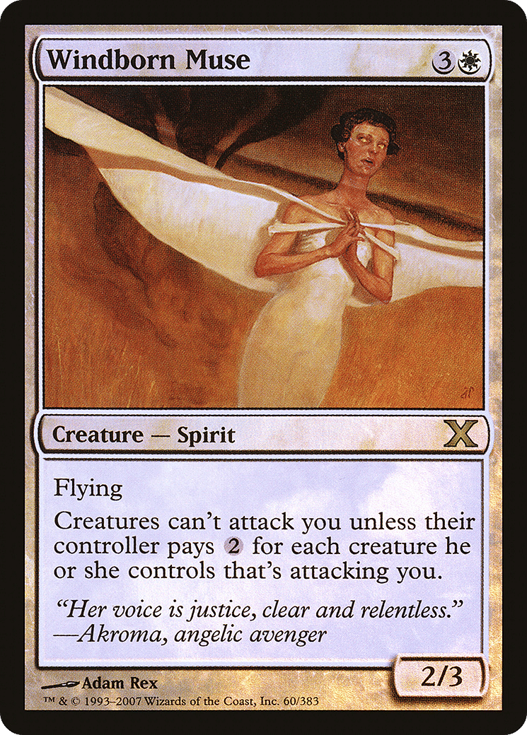 Windborn Muse — Tenth Edition — Magic: The Gathering