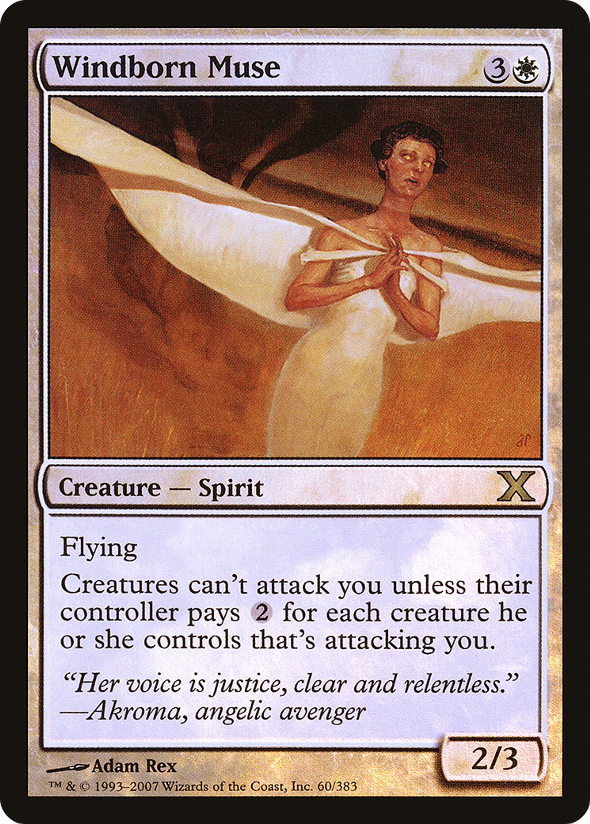 Windborn Muse — Tenth Edition — Magic: The Gathering