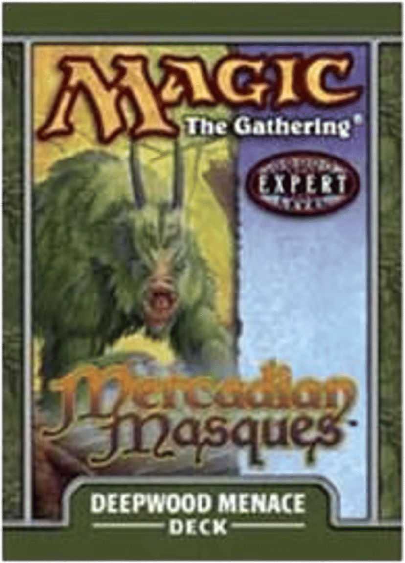 Mercadian Masques Theme Deck Deepwood Menace from Mercadian Masques - Magic: The Gathering