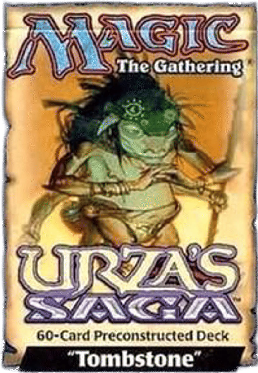 Urzas Saga Theme Deck Tombstone from Urza's Saga - Magic: The Gathering