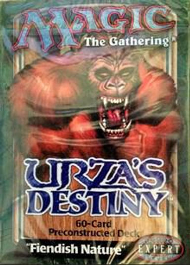 Product image for Urzas Destiny Theme Deck Fiendish Nature