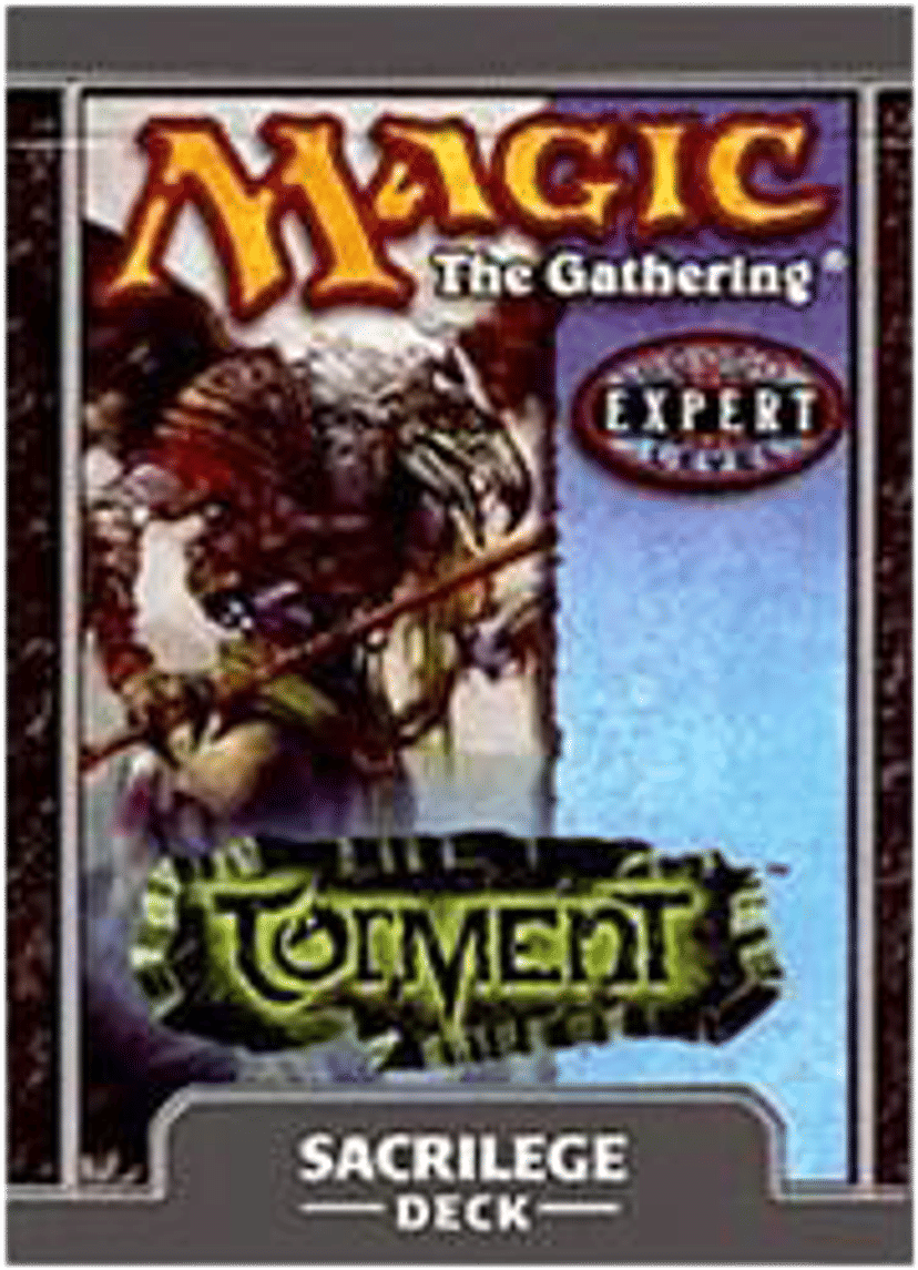 Torment Theme Deck Sacrilege from Torment - Magic: The Gathering
