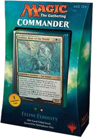 Product image for Commander 2017 Commander Deck Feline Ferocity