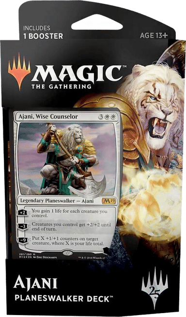 Product image for Core Set 2019 Planeswalker Deck Ajani
