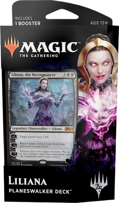 Product image for Core Set 2019 Planeswalker Deck Liliana