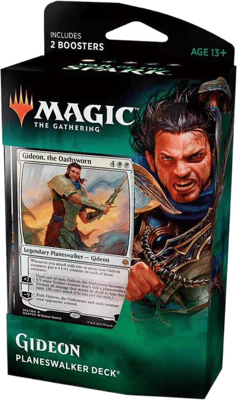 War of the Spark Planeswalker Deck Gideon from War of the Spark - Magic: The Gathering