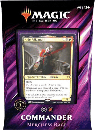 Product image for Commander 2019 Commander Deck Merciless Rage