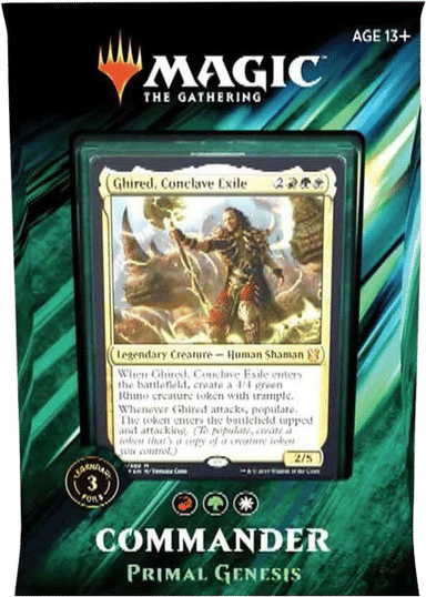 Product image for Commander 2019 Commander Deck Primal Genesis
