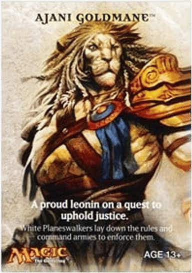 Product image for 2011 Core Set Sample Deck Ajani Goldmane