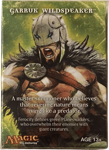Product image for 2011 Core Set Sample Deck Garruk Wildspeaker