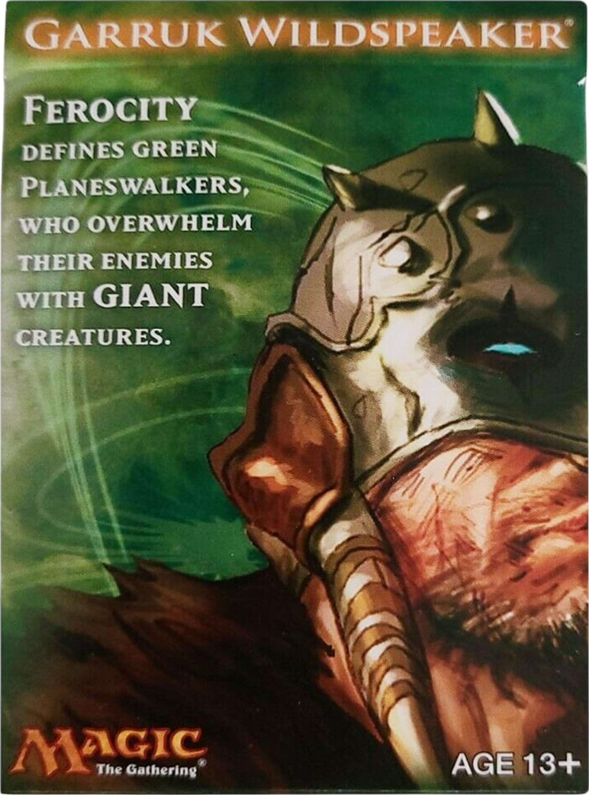 2012 Core Set Sample Deck Garruk Wildspeaker from Magic 2012 - Magic: The Gathering