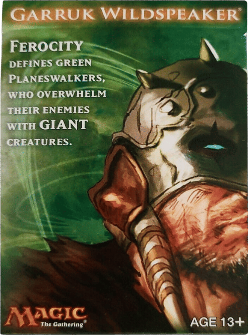 2012 Core Set Sample Deck Garruk Wildspeaker from Magic 2012 - Magic: The Gathering