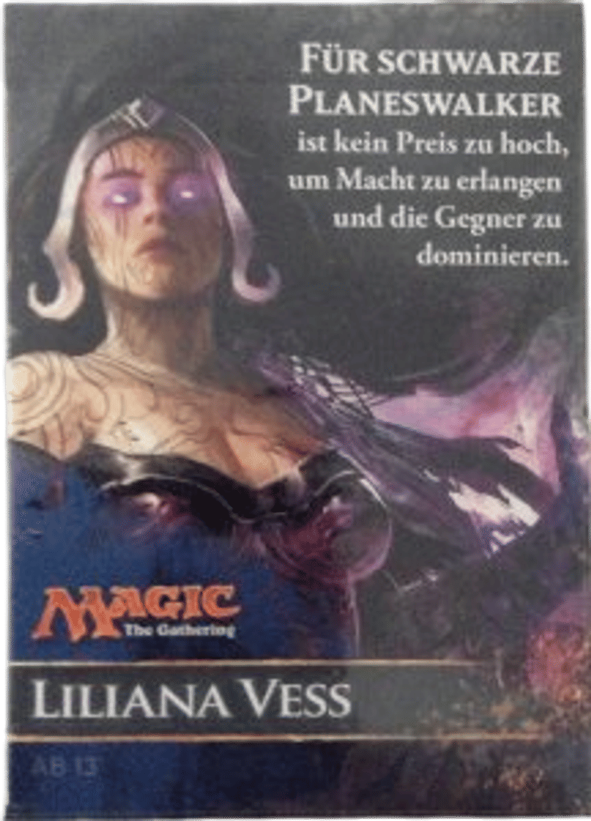 2014 Core Set Sample Deck Liliana Vess from Magic 2014 - Magic: The Gathering